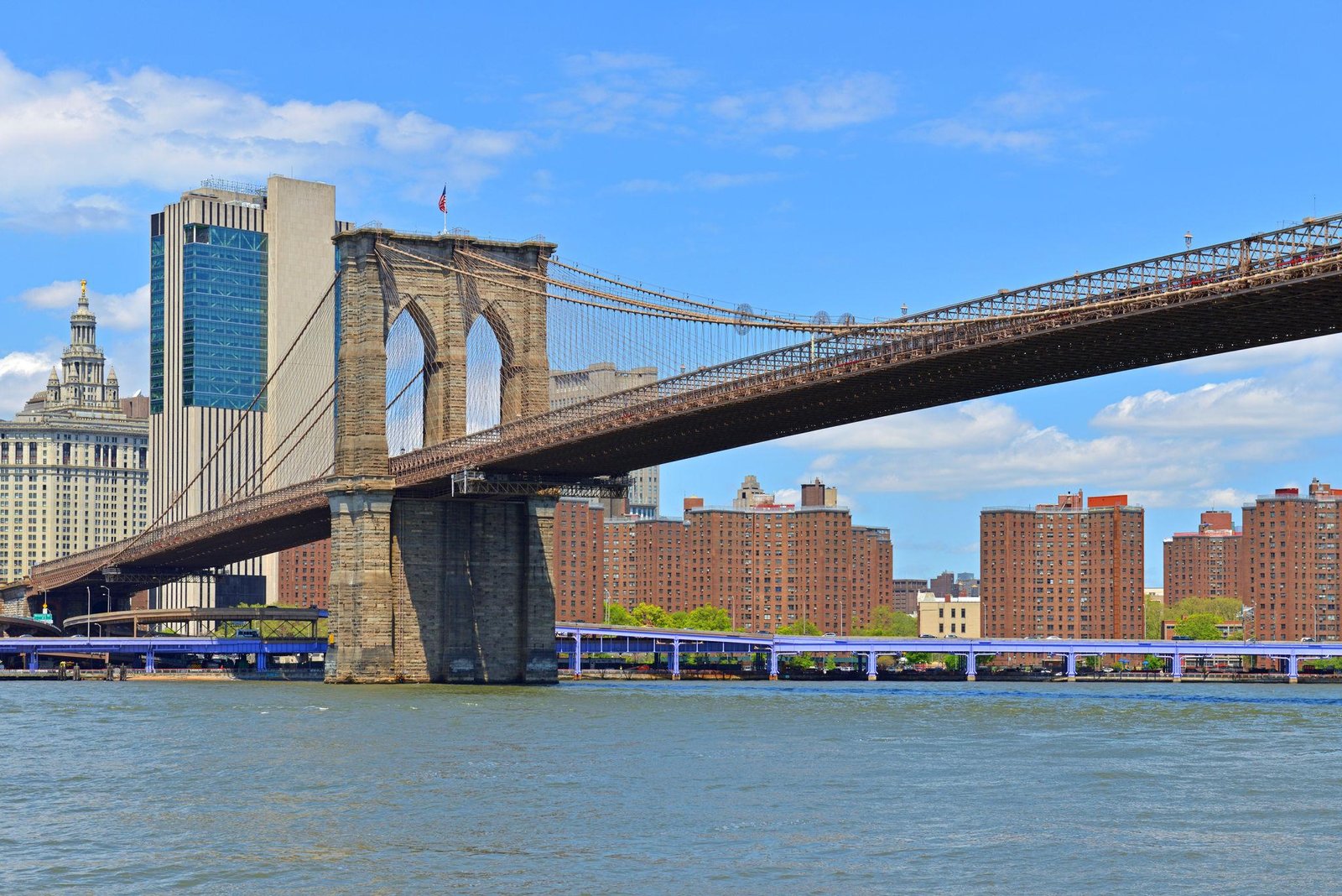 Perspectiva histórica de Nueva York y el puente